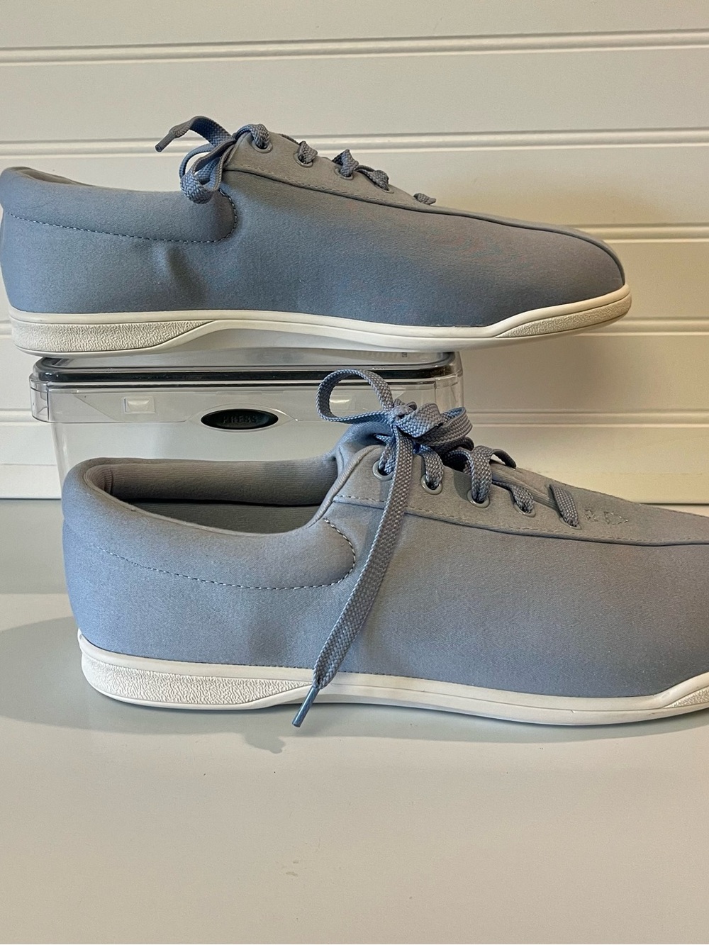 Easy Spirit AP2 Shoes Womens 12 M Casual Sneakers Lace Up Low Top Comfort Blue
